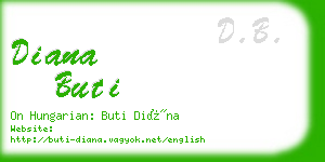 diana buti business card